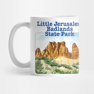 Little Jerusalem Badlands State Park, Kansas Mug